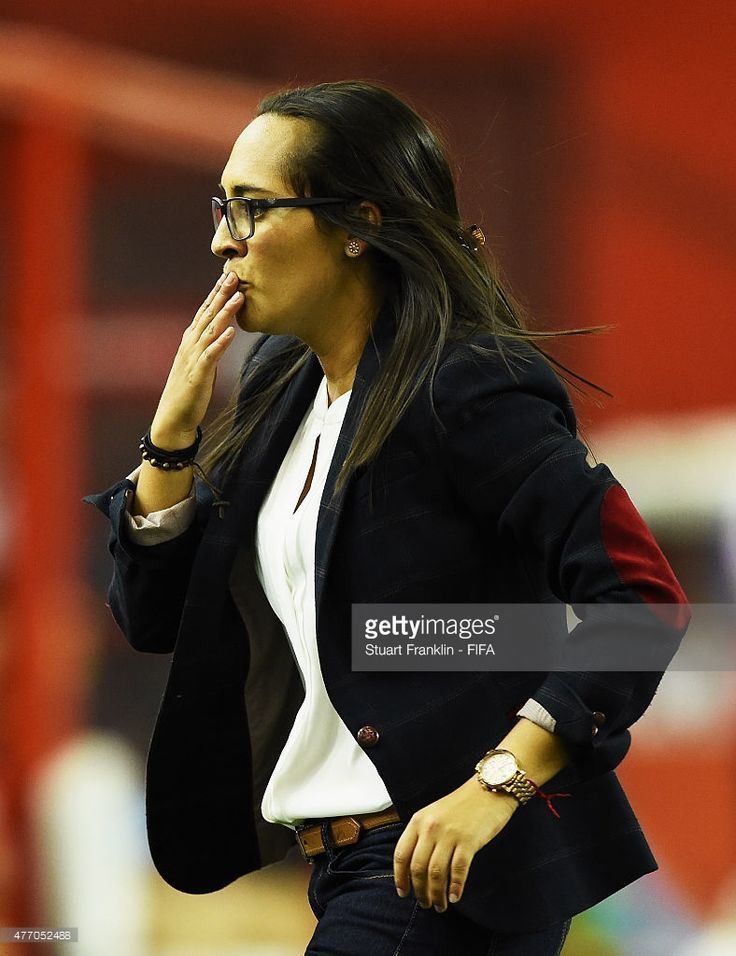 Amelia Valverde Amelia Valverde head coach of Costa Rica gestures during