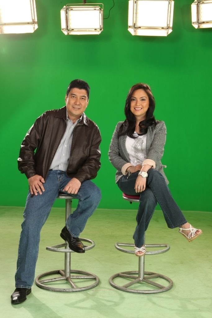 Amelyn Veloso Raffy Tulfo and Amelyn Veloso in Balitaang Tapat Starmometer