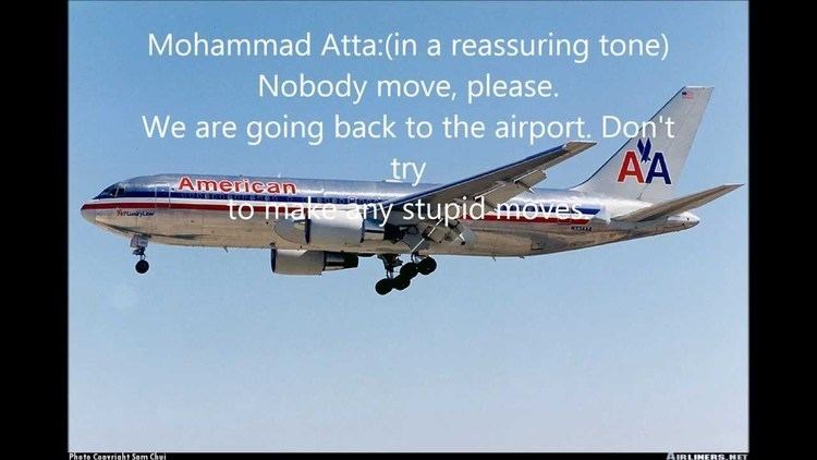 American Airlines Flight 11 and a command from Mohammad Atta