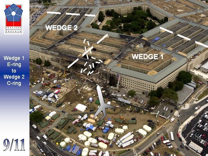 Aerial view of the Pentagon Building in Washington, District of Columbia