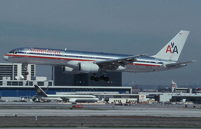 American Airlines Flight 77 on the runway