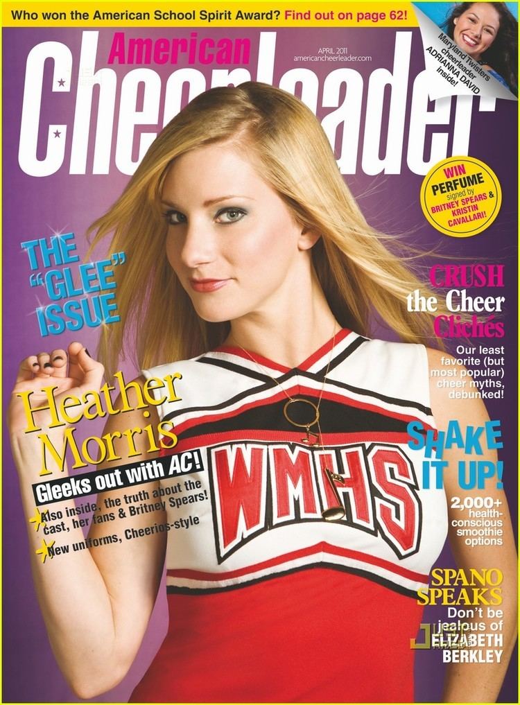 American Cheerleader Heather Morris Covers 39American Cheerleader39 April 2011 Photo