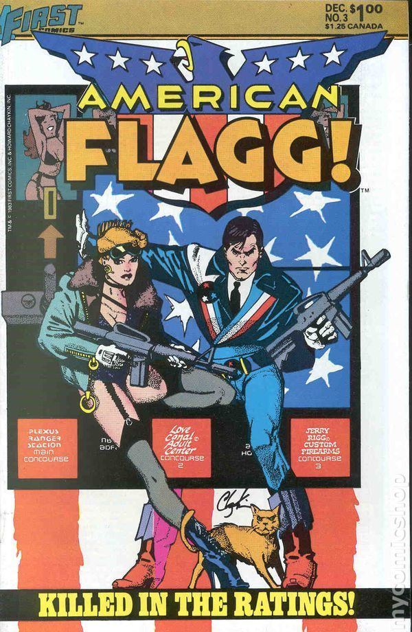 American Flagg! American Flagg 1983 1st Series comic books