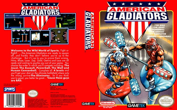 American Gladiators (video game) it8Bit NES Box Art American Gladiators American