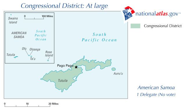 American Samoa's at-large congressional district