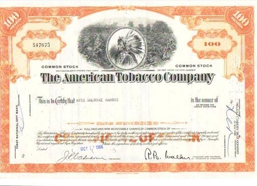 American Tobacco Company wwwclintonhollinscomimgx0820jpg