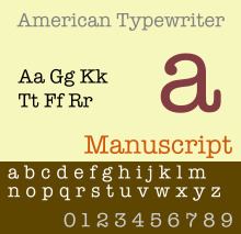 American Typewriter httpsuploadwikimediaorgwikipediacommonsthu