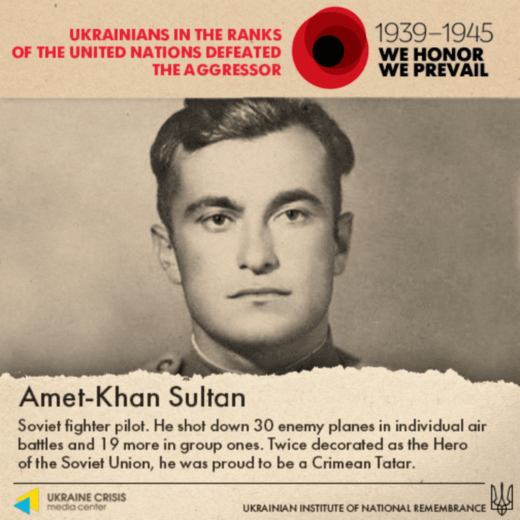Amet-khan Sultan Ukrainian Memorial Project Presents USSRFree Version of WWII