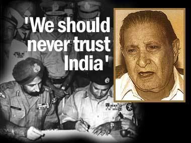 Amir Abdullah Khan Niazi We should never trust India39