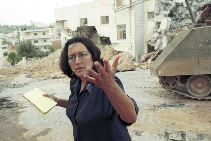 Amira Hass Haaretz writer booted from Palestinian school because shes Israeli