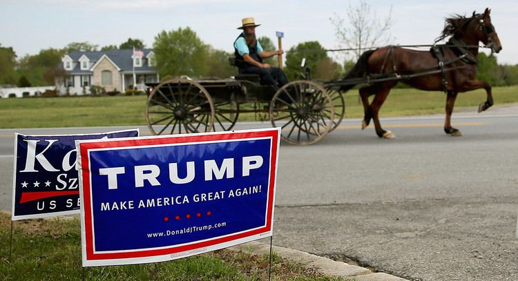 Amish Amish for Trump POLITICO