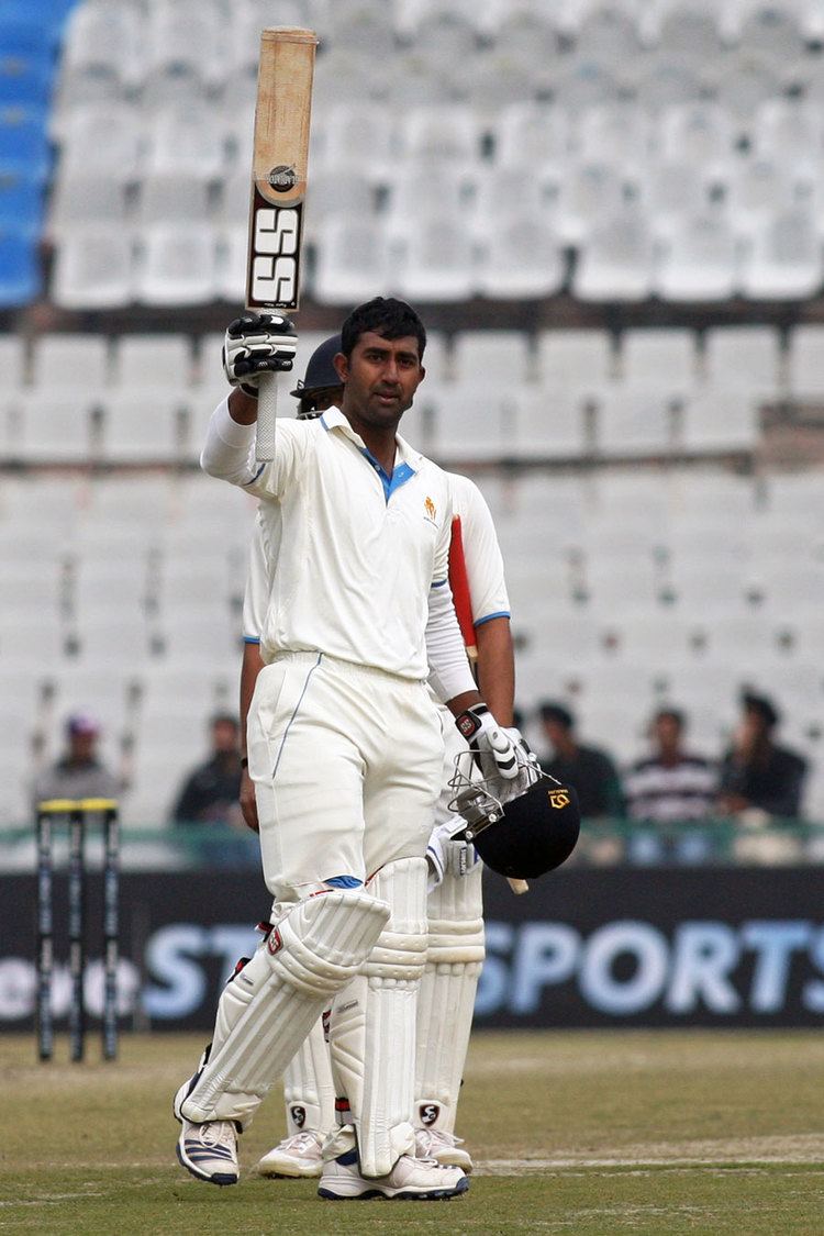 Amit Verma (cricketer) Amit Verma raises his bat after scoring a century Photo Ranji