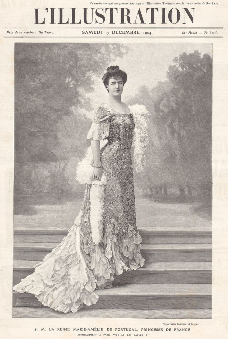 Amélie of Orléans 1904 Magazine Print Marie Amelie Queen Consort of Portugal Princess