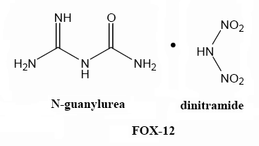 Ammonium dinitramide Sciencemadness Discussion Board GUDN Guarnylureadinitramide