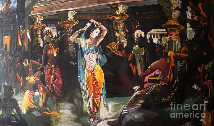 Amrapali Amrapali Painting by Artist Nandika Dutt