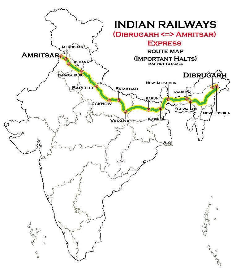 Amritsar-Dibrugarh Express