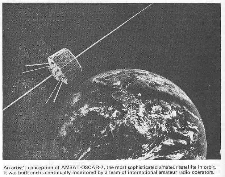 AMSAT-OSCAR 7 Amateur ham radio satellites