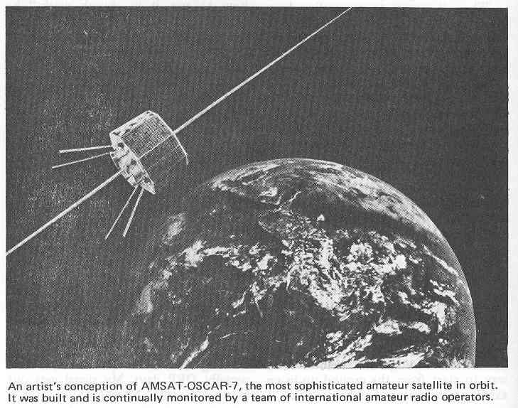 AMSAT-OSCAR 7 Amateur ham radio satellites