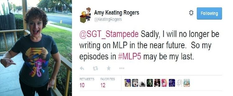 Amy Keating Rogers Amy Keating Rogers To Leave My Little Pony Friendship Is