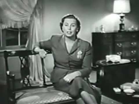 Amy Vanderbilt VINTAGE 1954 AMY VANDERBILT COMMERCIAL LUCKY STRIK