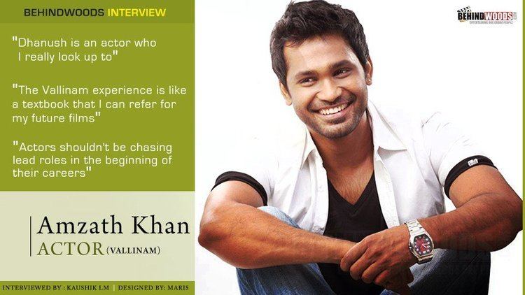 Amzath Khan An interview with Vallinam actor Amzath Khan