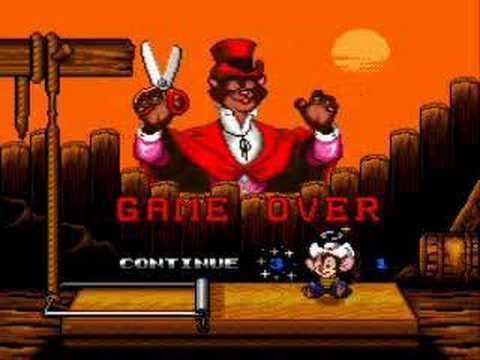 An American Tail: Fievel Goes West (video game) An American Tail Fievel Goes West Game Over YouTube