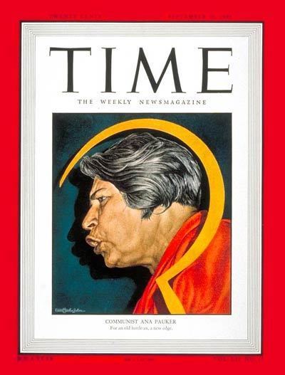 Ana Pauker TIME Magazine Cover Ana Pauker Sep 20 1948 Romania