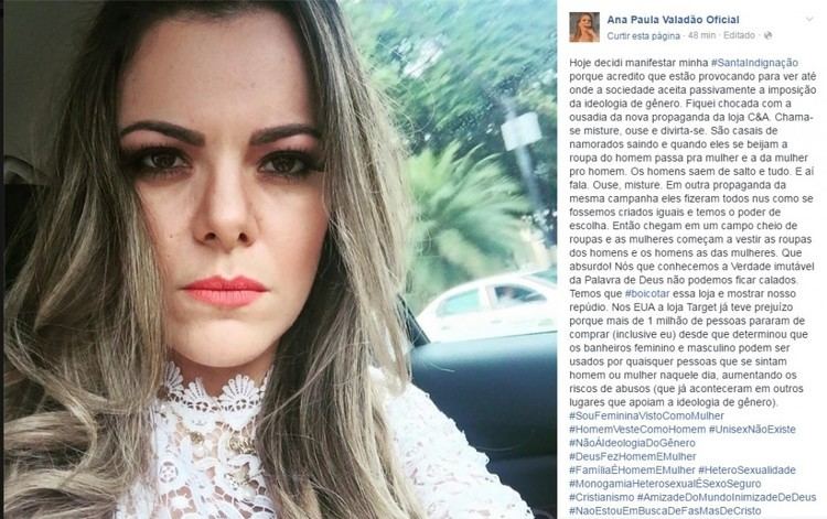 Ana Paula Valadão Cantora evanglica Ana Paula Valado prope boicote CampA por