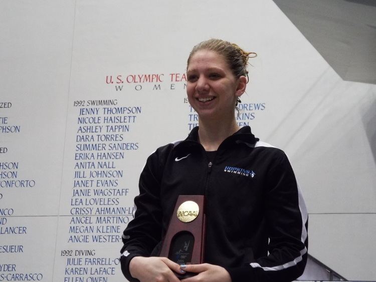 Anastasia Bogdanovski Video Interview NCAA D3 200 Free Victor Anastasia Bogdanovski of