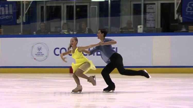 Anastasia Shpilevaya ISU 2014 Jr Grand Prix Courchevel Free Dance Anastasia SHPILEVAYA