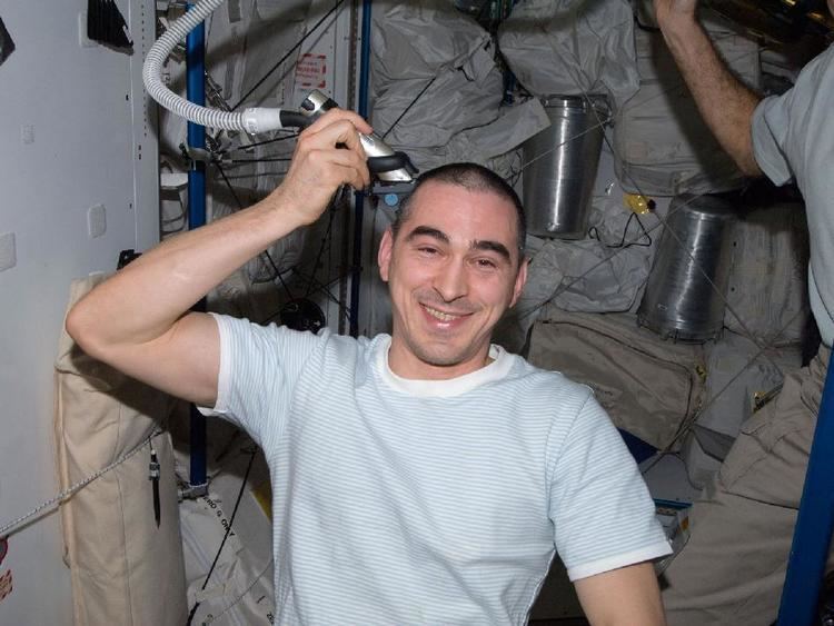 Anatoli Ivanishin NASA Haircut for Cosmonaut Anatoly Ivanishin