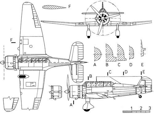 ANBO VIII TheBlueprintscom Blueprints gt WW2 Airplanes gt Various gt ANBOVIII