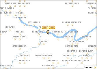 Andapa Andapa Madagascar map nonanet