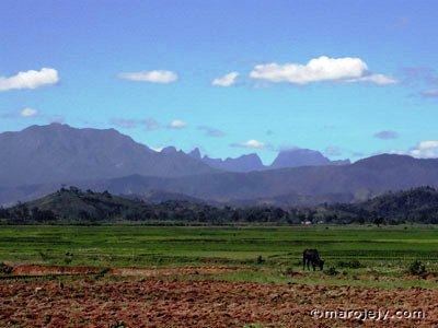 Andapa The town of Andapa northeastern Madagascar