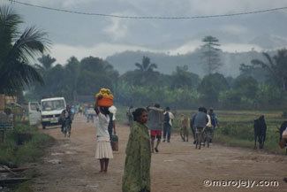 Andapa The town of Andapa northeastern Madagascar