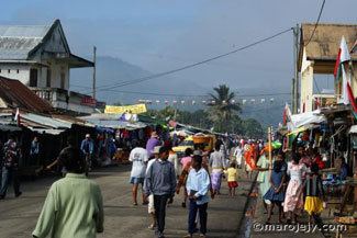 Andapa The town of Andapa northeastern Madagascar