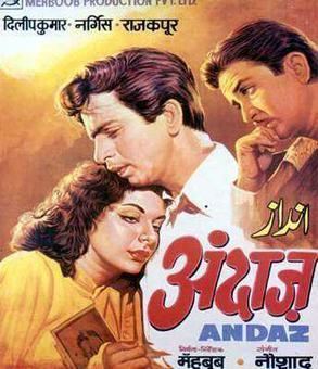 Andaz (1949 film) httpsuploadwikimediaorgwikipediaenbb3And