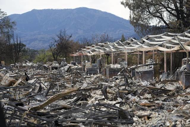 Anderson Springs, California A few live on amid ashes of Valley fire community of Anderson