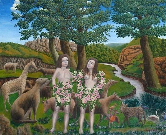 Andre Bauchant Adam and Eve Andre Bauchant WikiArtorg
