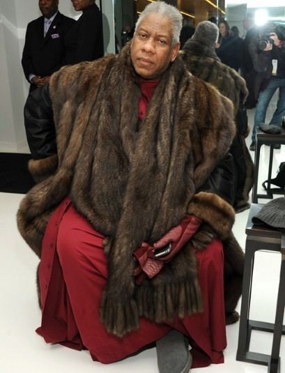 André Leon Talley Stuck in a New York Fashion Week elevator with Andre Leon Talley