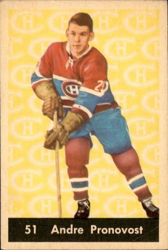 André Pronovost 196162 Andre Pronovost Mass Hockey Card Confusion