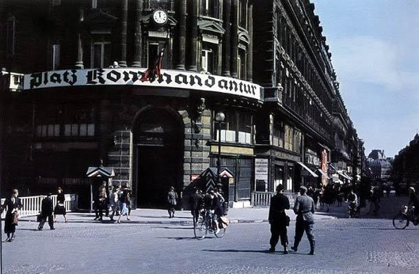 André Zucca 49 color photographs of Paris under occupation 19401944 Ufunknet