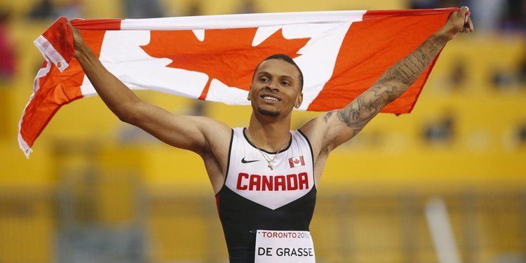 Andre De Grasse Andre De Grasse Races To Gold In Men39s 100 At Pan Am Games