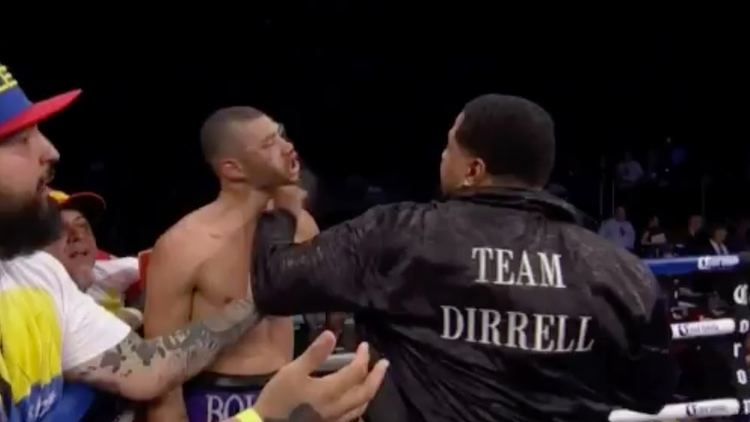 Andre Dirrell Boxers Uncle Sneaks in Punch After Saturdays fight between Andre