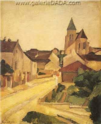 Andre Dunoyer de Segonzac The Village Andre Dunoyer de Segonzac Art Reproduction