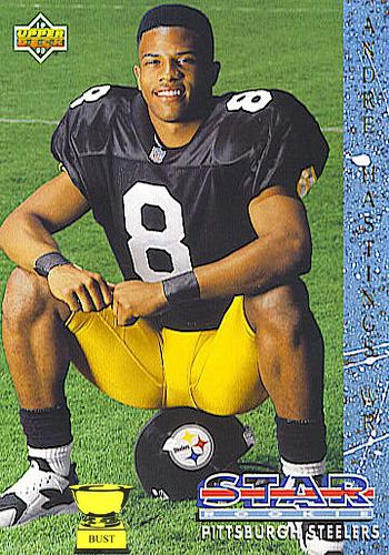 Andre Hastings Pittsburgh Steelers Slight Creases SUPER SALE 8x10 Photo |