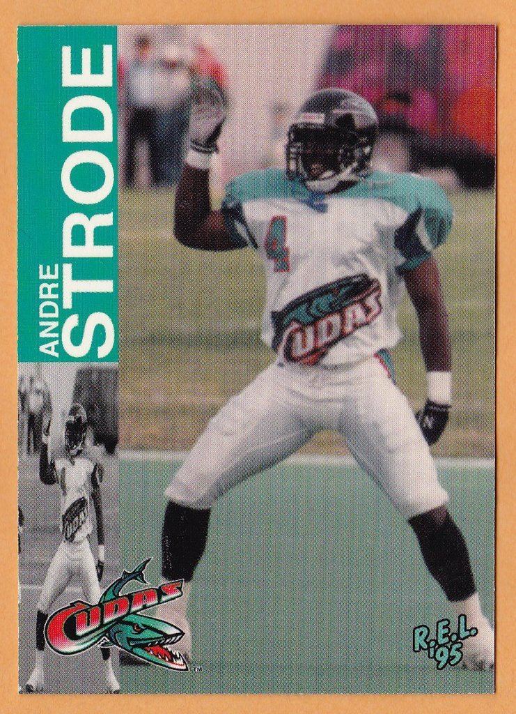 Andre Strode Andre Strode CFL card 1995 REL 215 Birmingham Barracudas Colorado