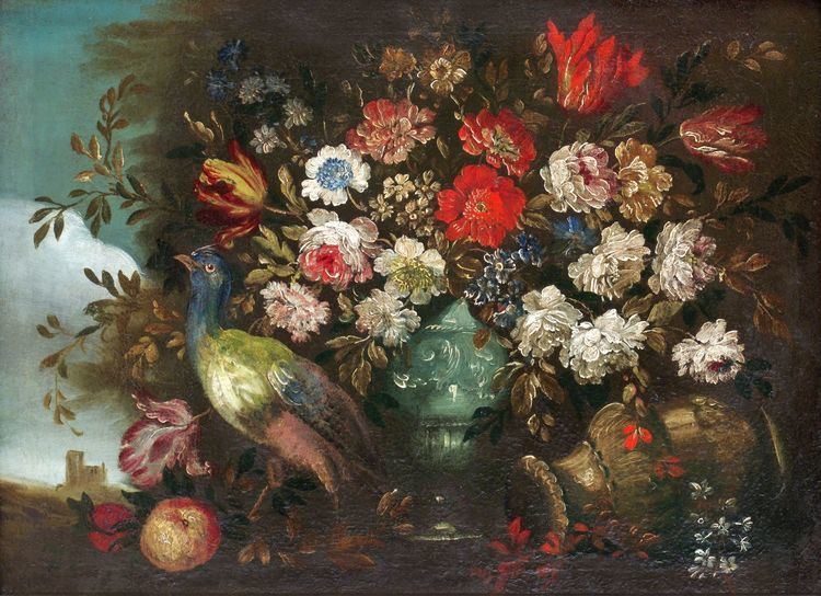 Andrea Belvedere FileBelvedere Abate Andrea Stilleben med blommor och pfgeljpg