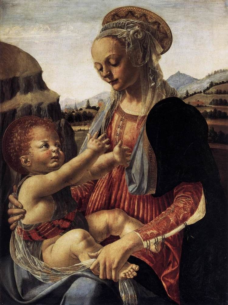 Andrea del Verrocchio Madonna and Child Andrea del Verrocchio WikiArtorg