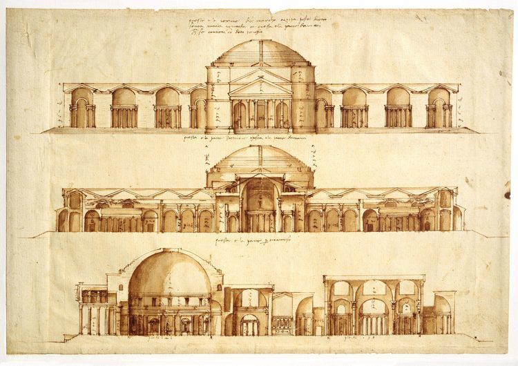 Andrea Palladio Conjectural reconstruction of the Baths of Agrippa Andrea Palladio